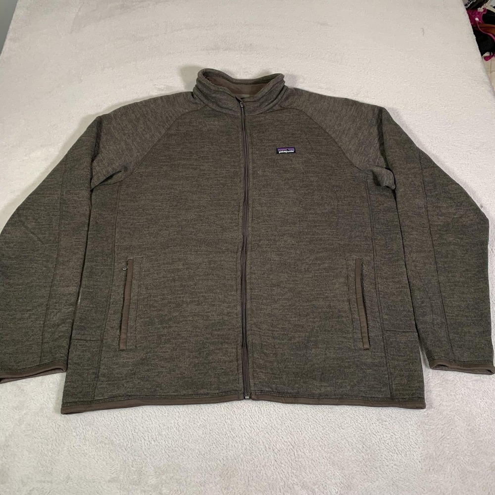 Patagonia Better Sweater Jacket Mens XL Brown Full Zip Fleece Hiking Outdoor